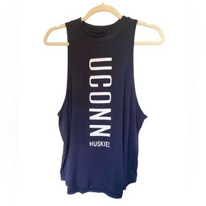 U-Trau UConn Women’s Navy Athletic Tank Top Medium University of Connecticut